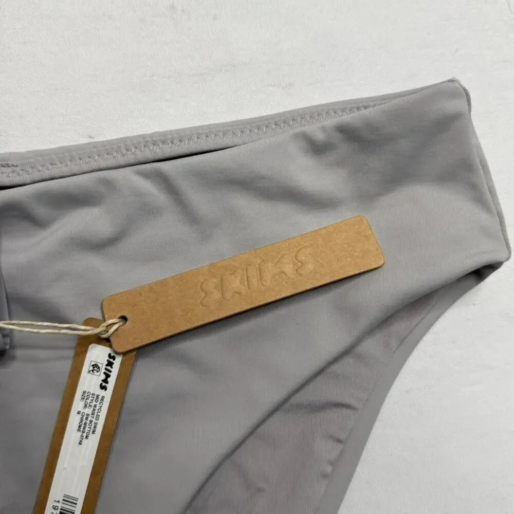 Skims grey bikini bottoms Size M New With Tag